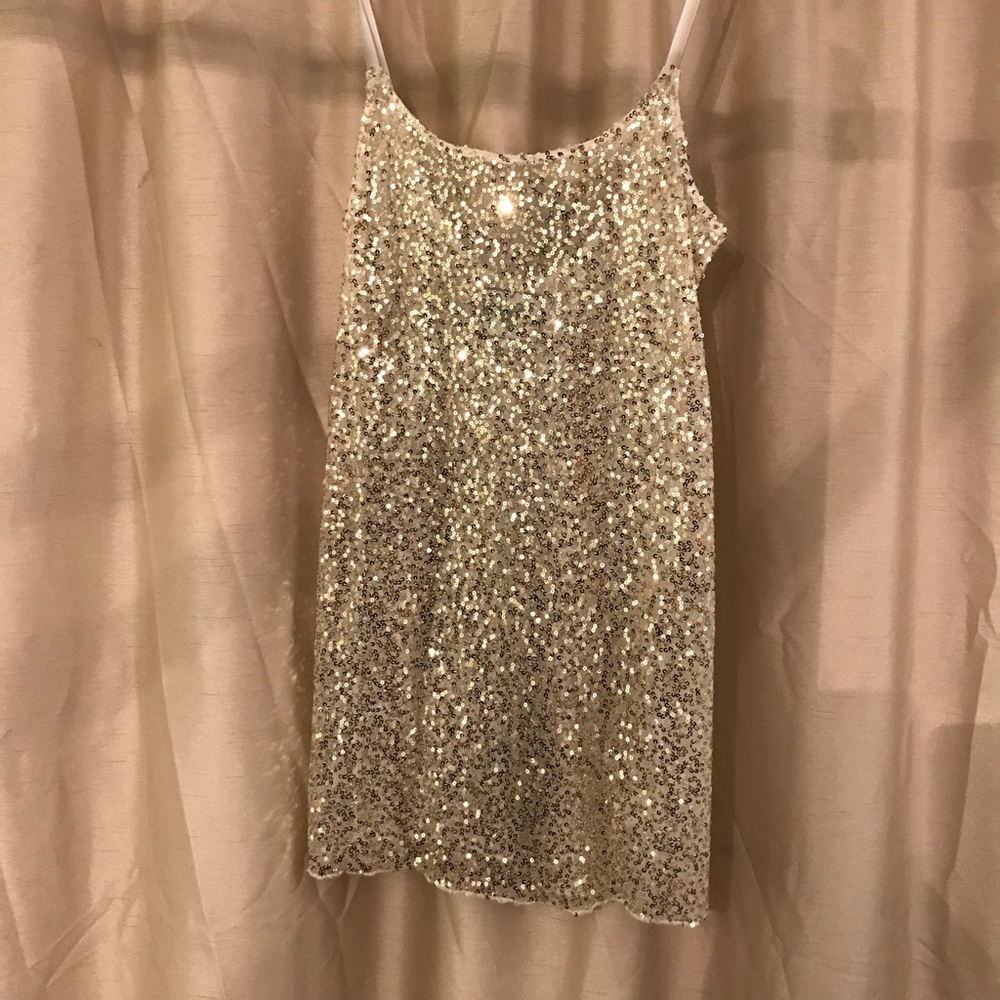 Free People sparkly slip dress
